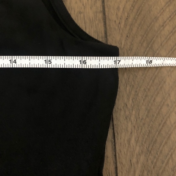 Idyllwind Pendleton Black faux suede Fringe Tank top M Rodeo Western Country - Picture 7 of 8